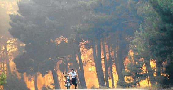 Anız Ateşi 180 Hektarı Kül Etti