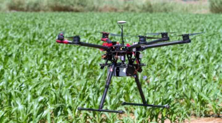 Drone ile tarımsal üretim denetleniyor